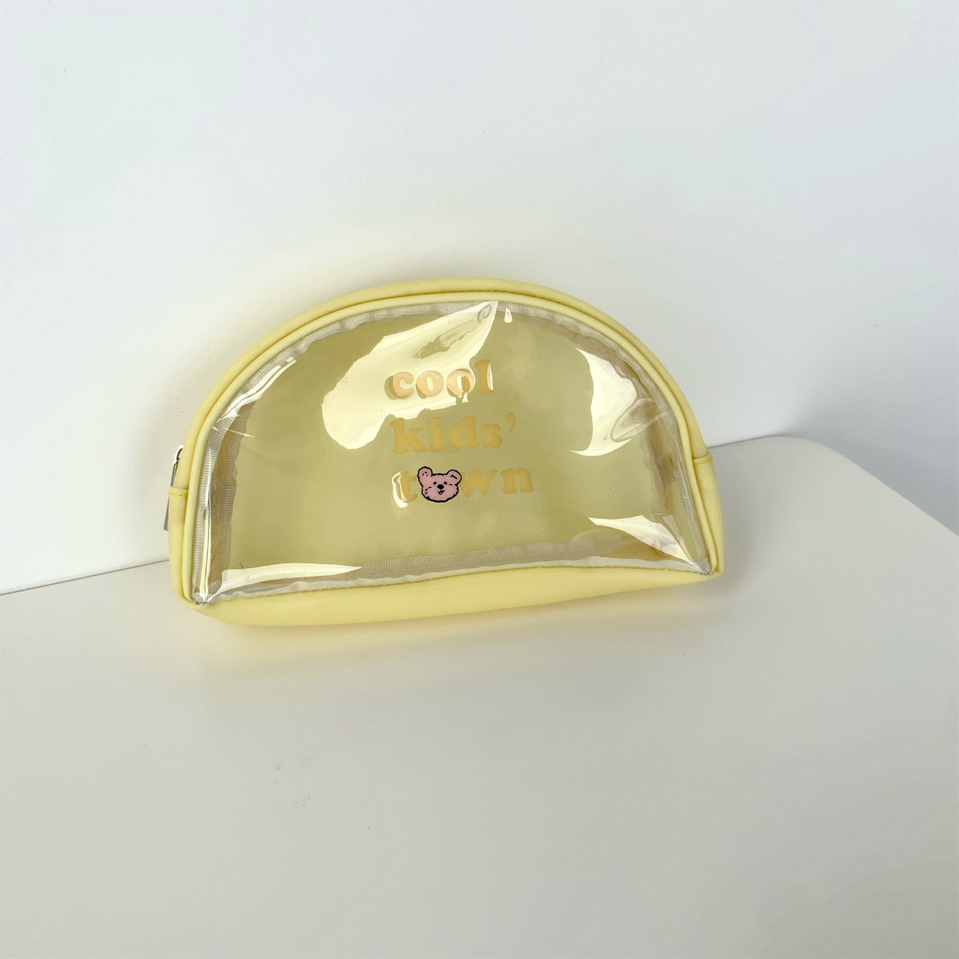 Wholesale PVC Bear Jelly Cosmetic Bag Cartoon Transparent Storage